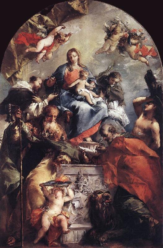 GUARDI, Gianantonio Madonna and Child with Saints kh oil painting image